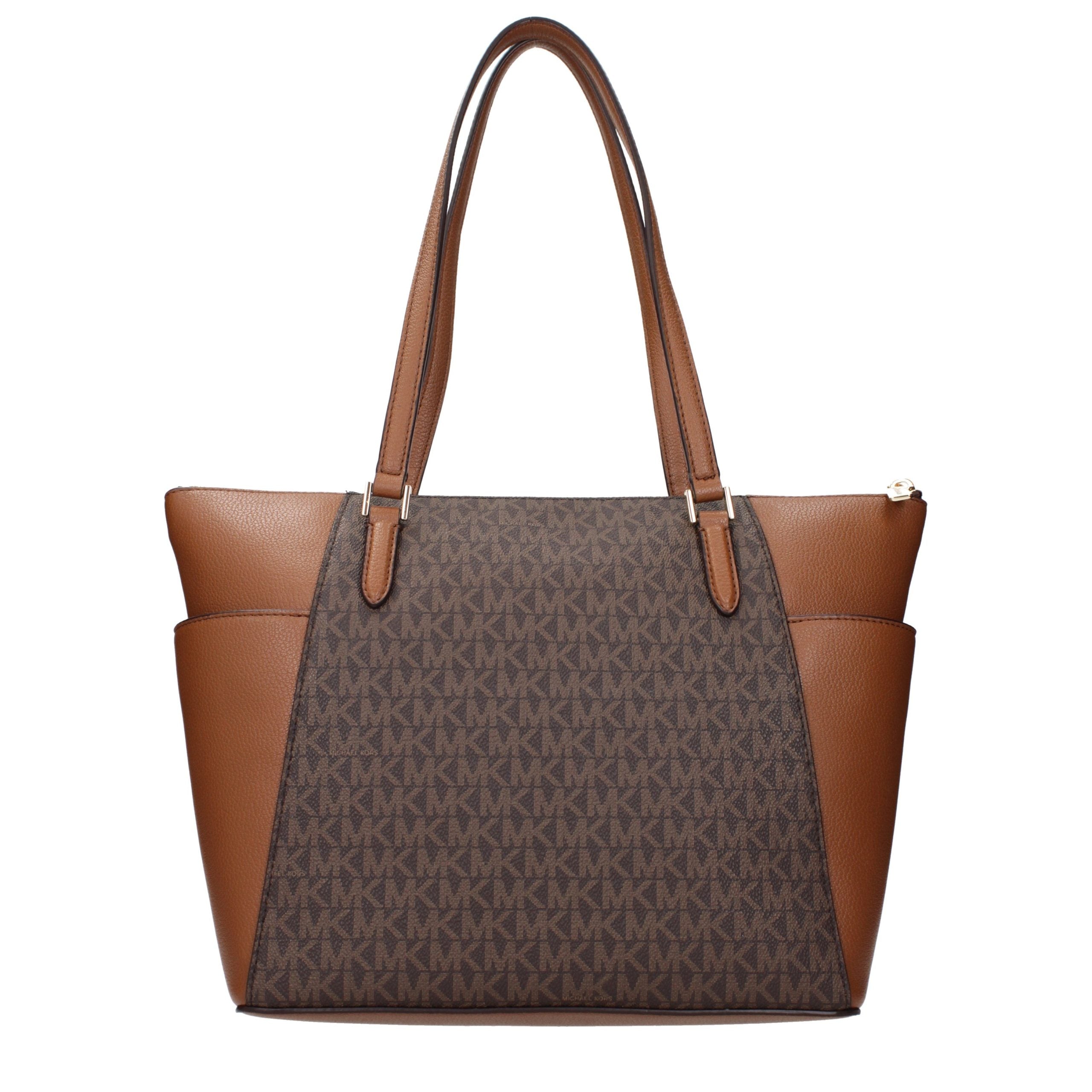 Michael Kors Brown Charlotte Large  Tote Bag