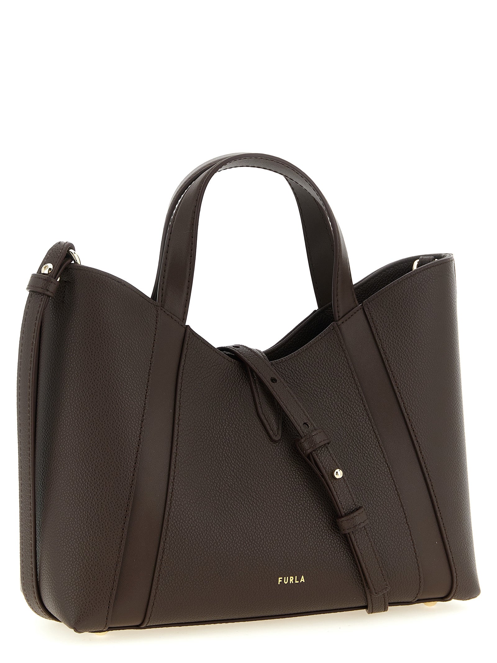 Furla Brown  Goccia S Tote Bag