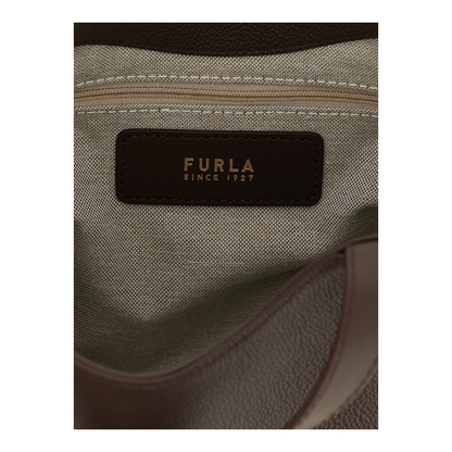 Furla Goccia S Tote Bag Brown