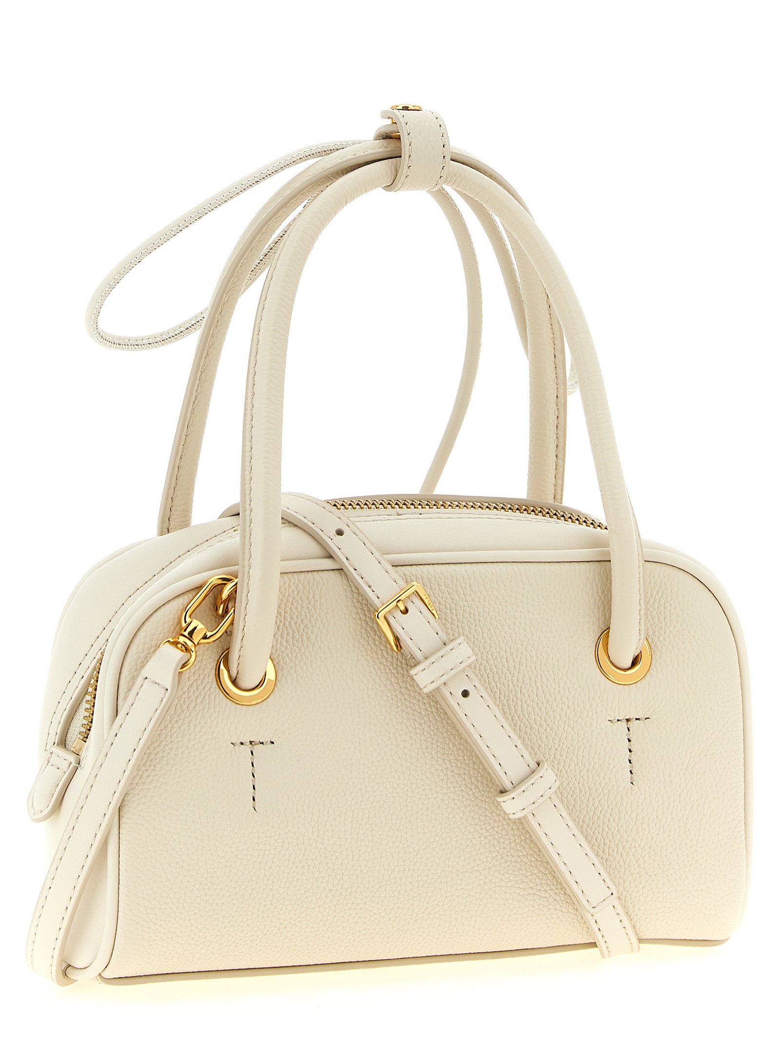 Furla White  Poppy S  Handbag
