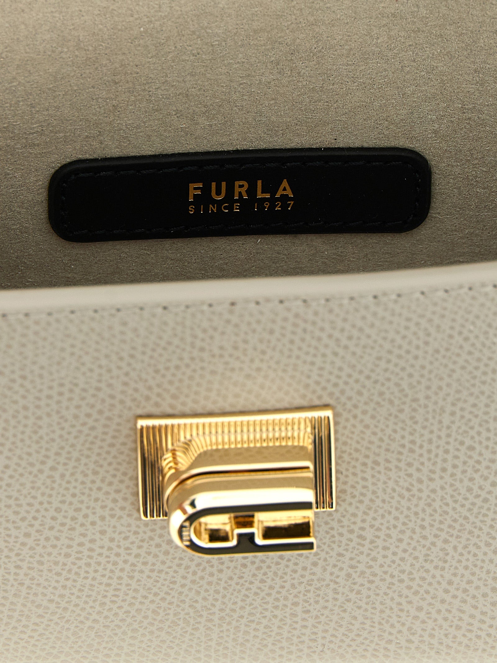 Furla Gray 1927 Mini Crossbody Bag