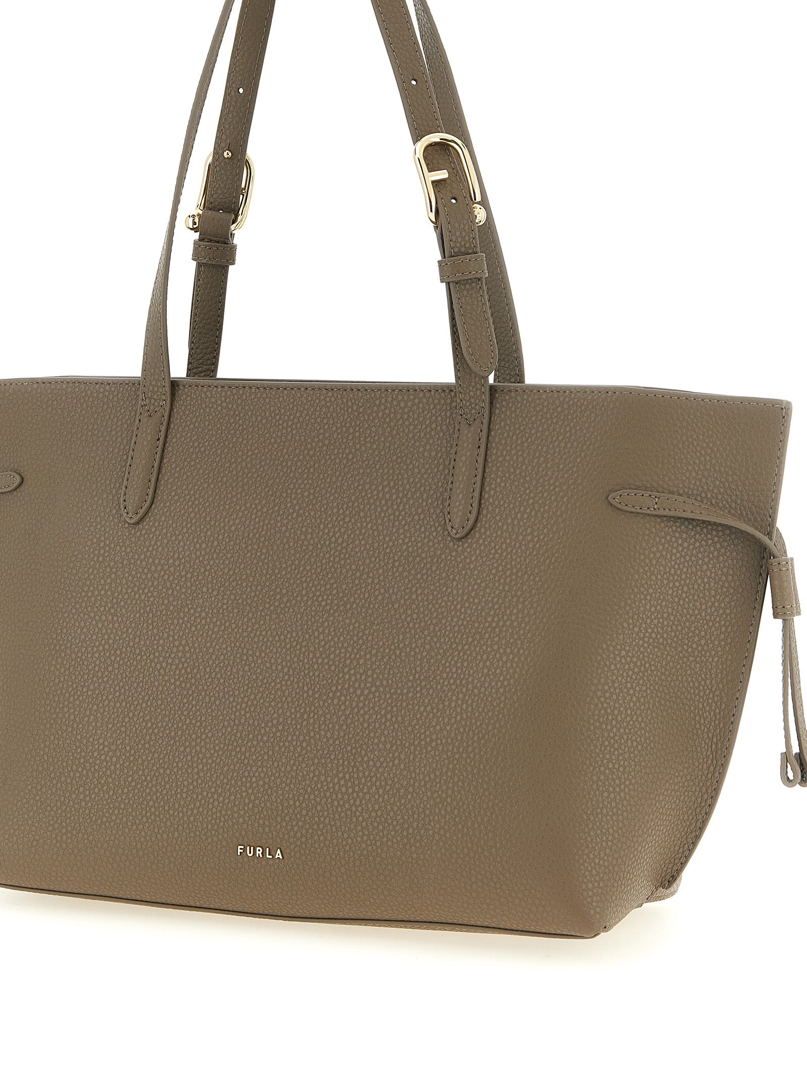 Furla Gray Ava M Tote Bag