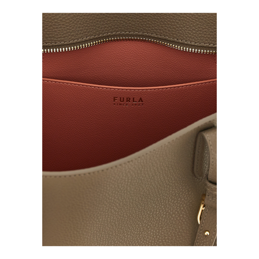 Furla Ava M Tote Bag Gray