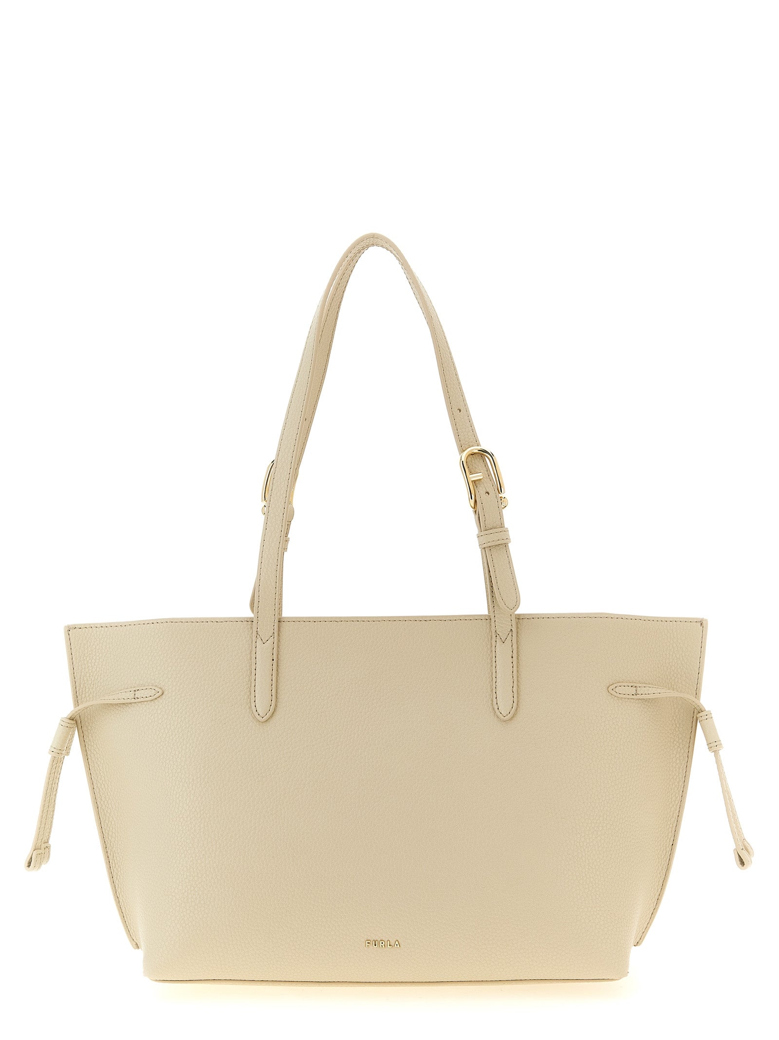 Furla White Ava M Tote Bag