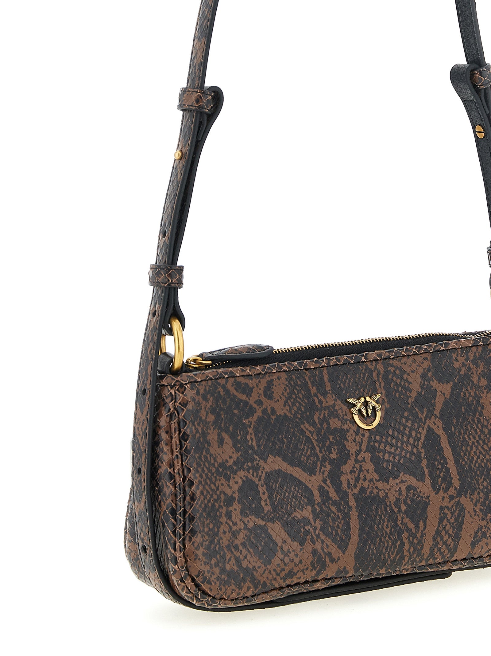 PINKO Brown Love  Crossbody Bag