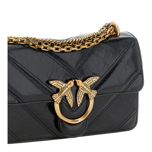PINKO Love Bag Bolso Bandolera Negro