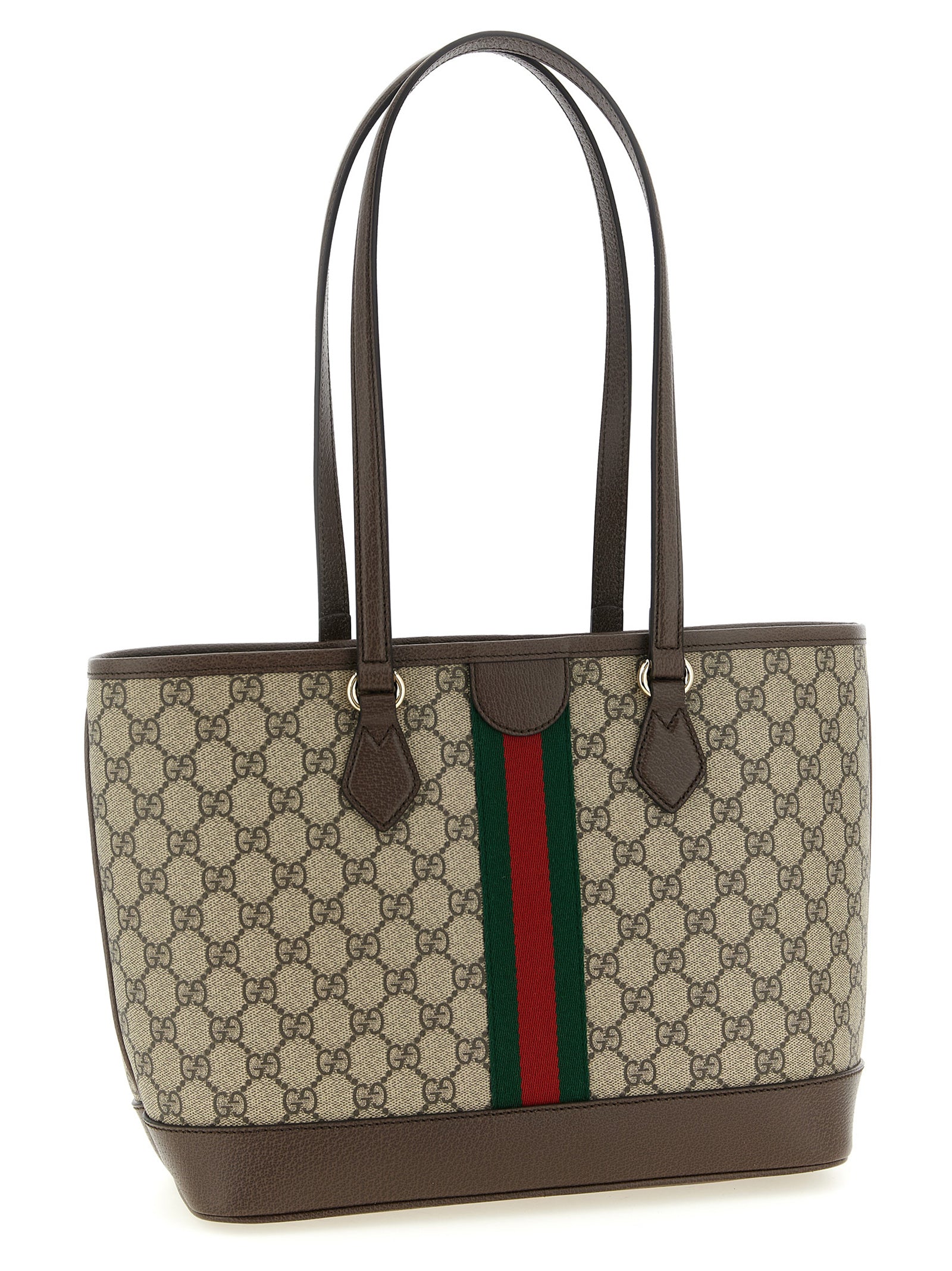 Gucci Brown Ophidia Tote Bag