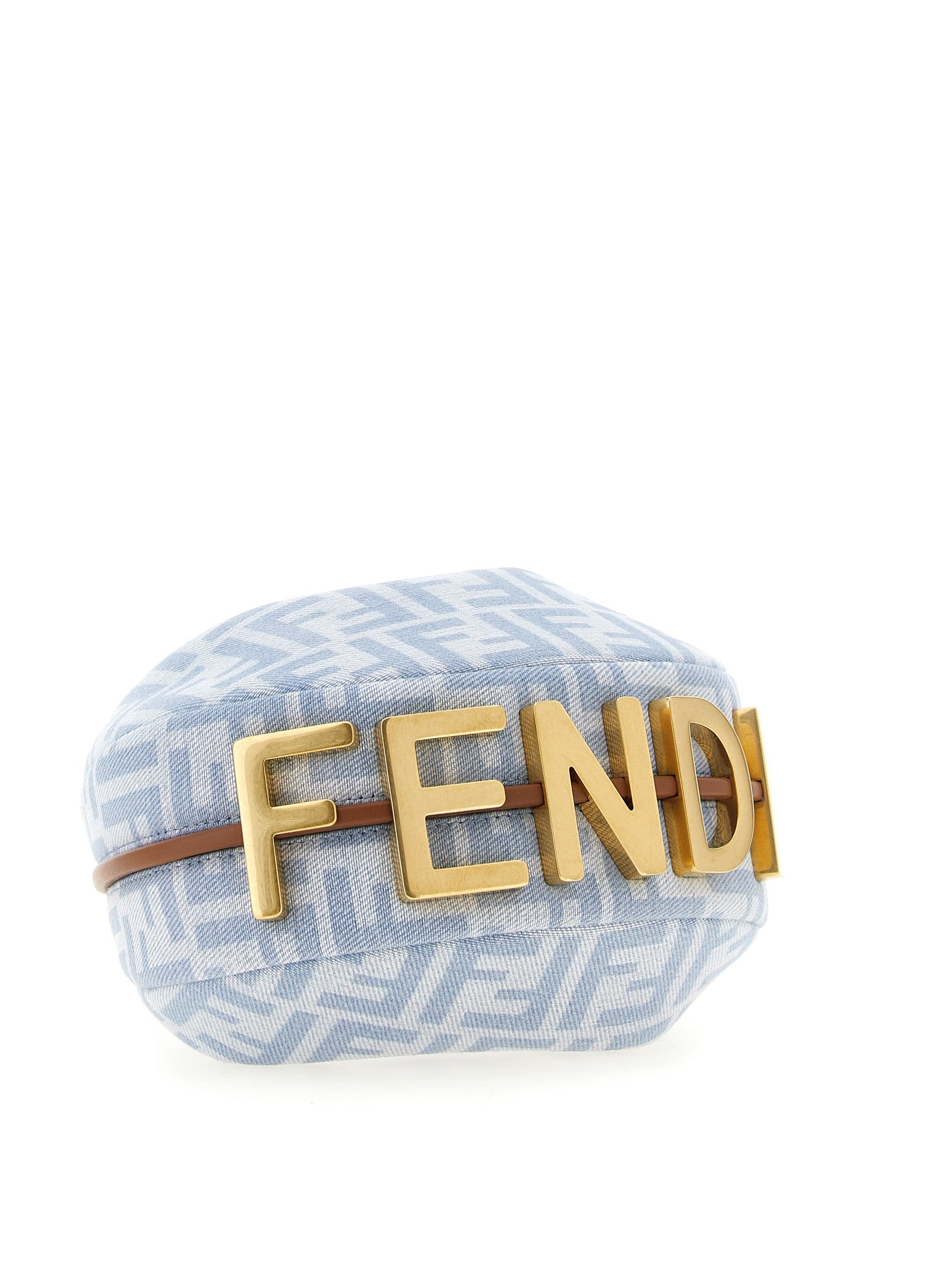 Fendi Blue Fendigraphy Mini Handbag