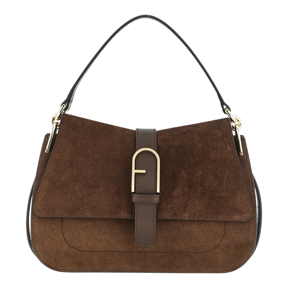 Furla Flow M Handbag Brown