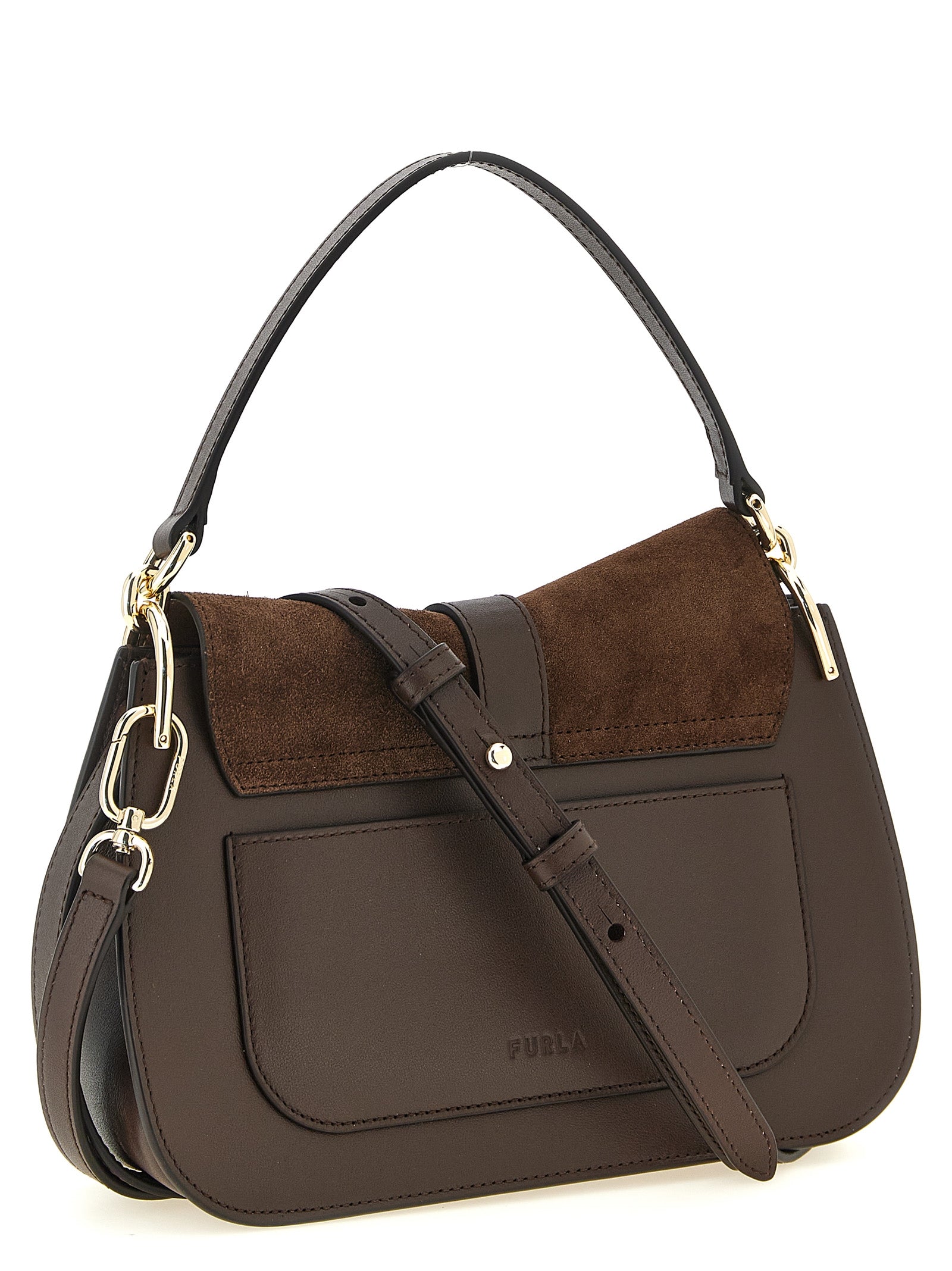 Furla Brown Flow M Handbag