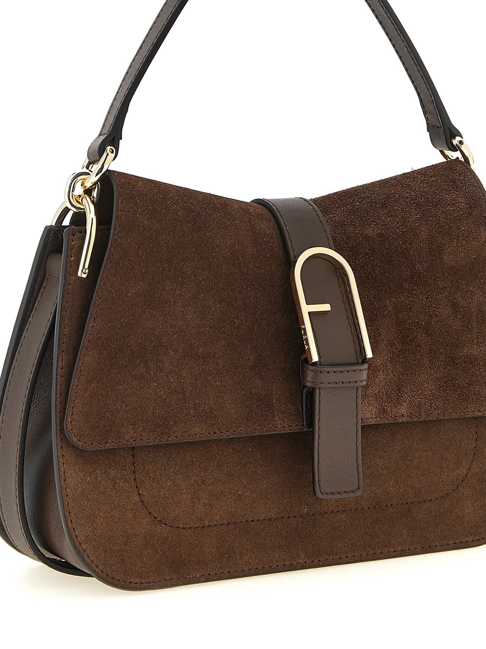 Furla Brown Flow M Handbag