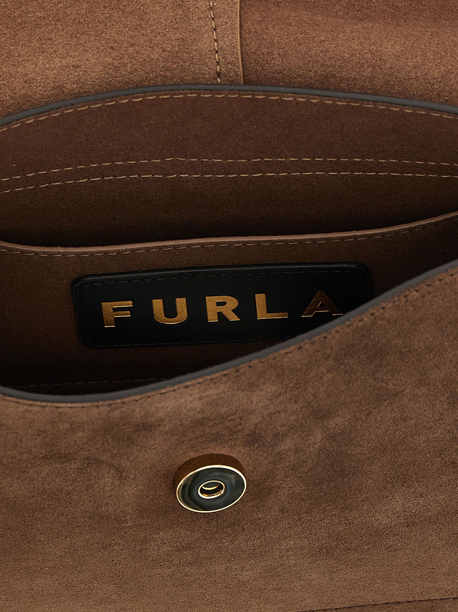 Furla Brown Flow M Handbag