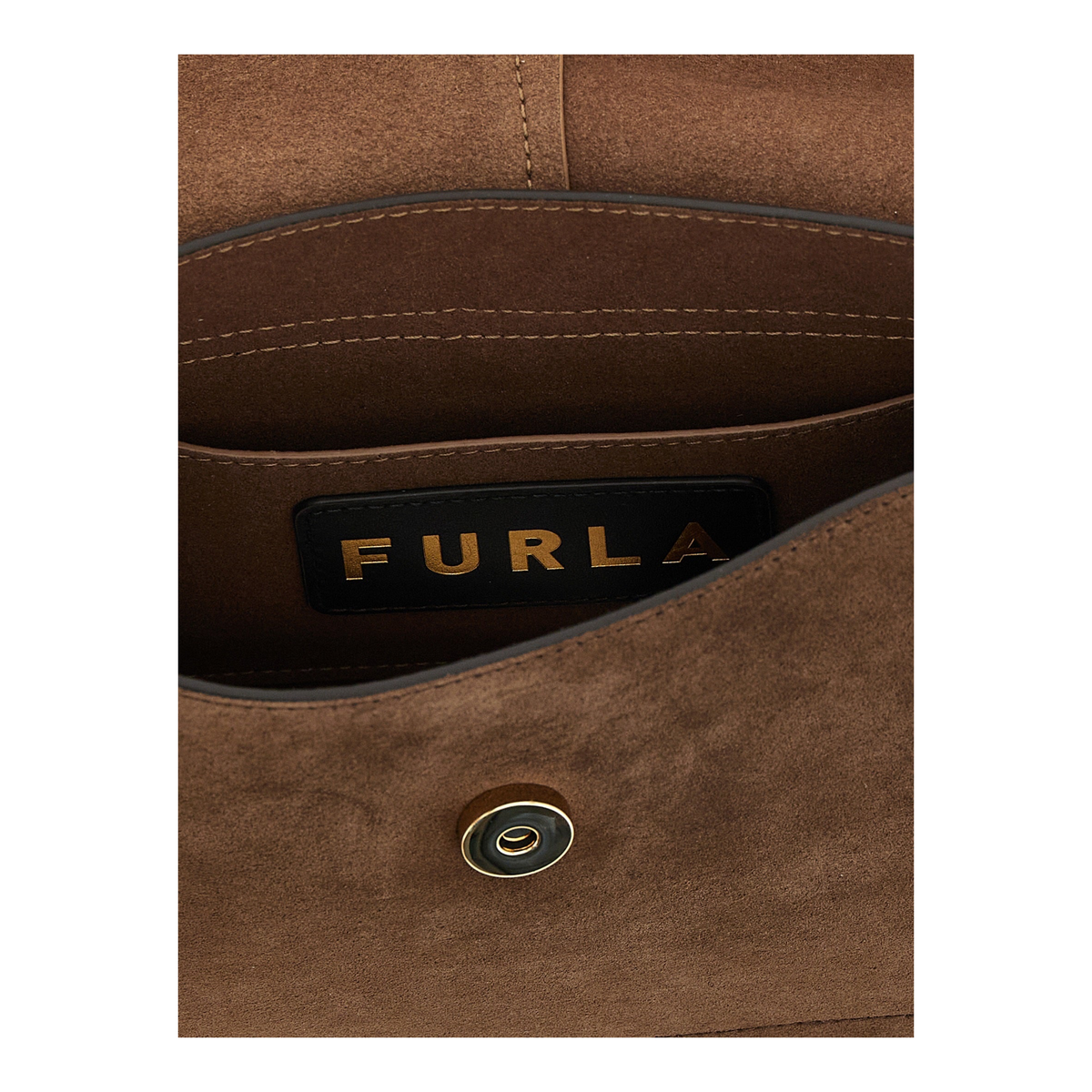 Furla Flow M Handbag Brown
