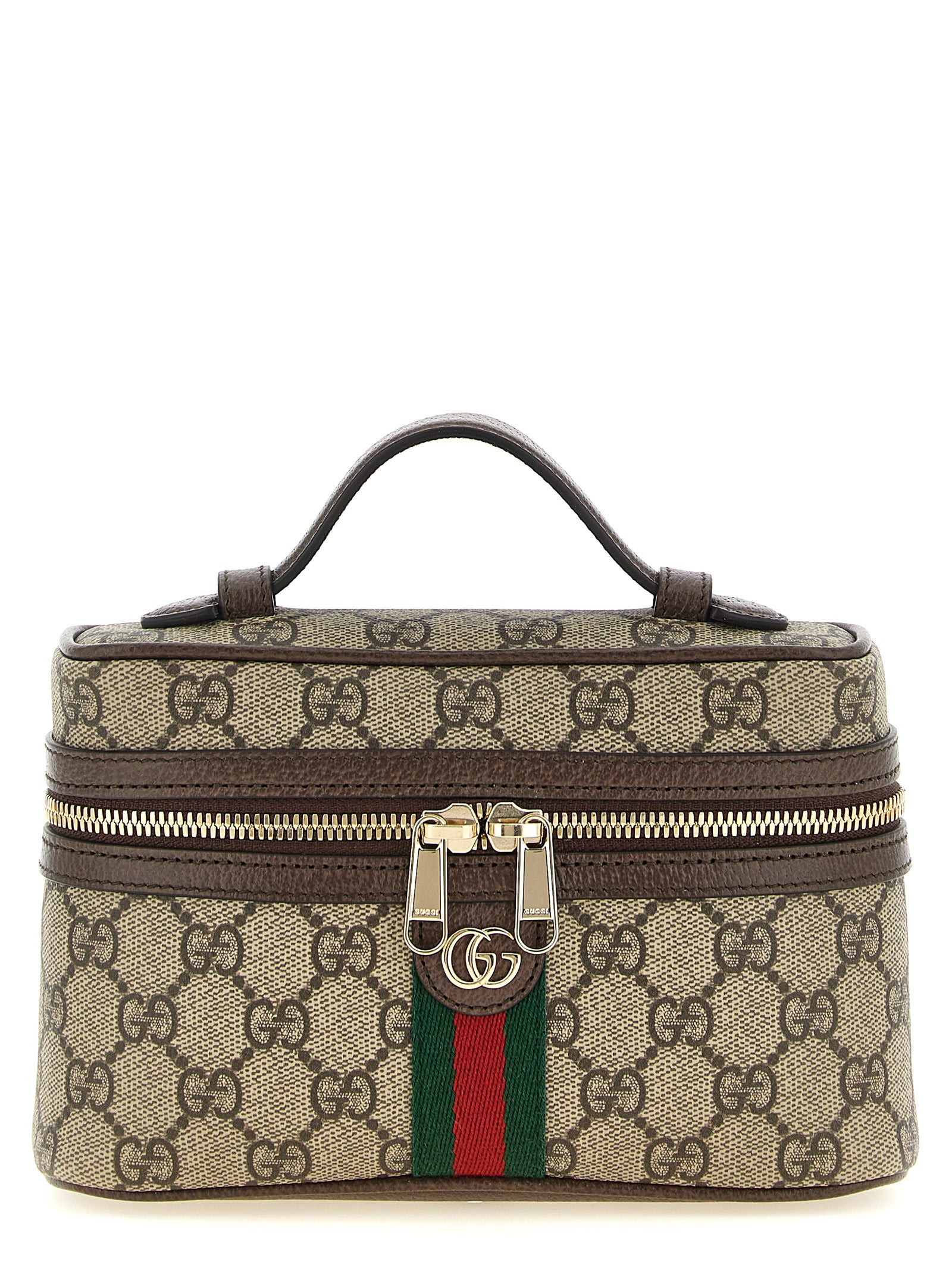 Gucci Beige Ophidia Small Vanity Shoulder Bag