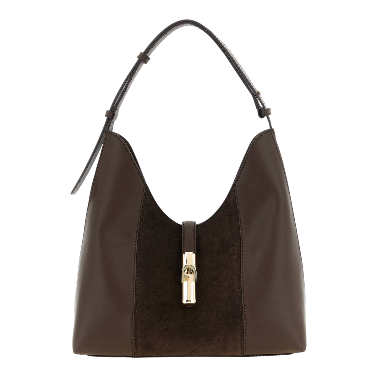 Furla Goccia M Bolso Hobo Marrón