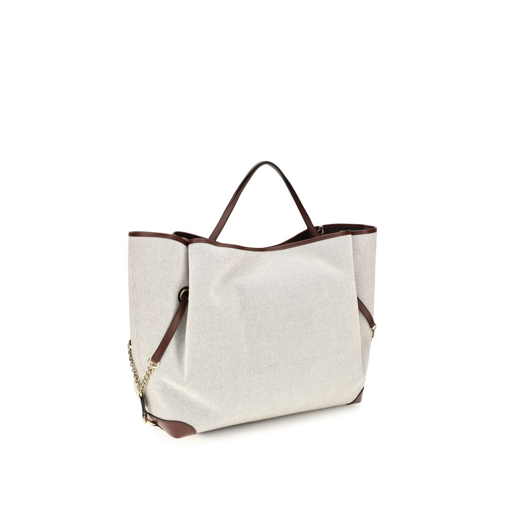 Chloé Beige  Large Carry Tote Bag