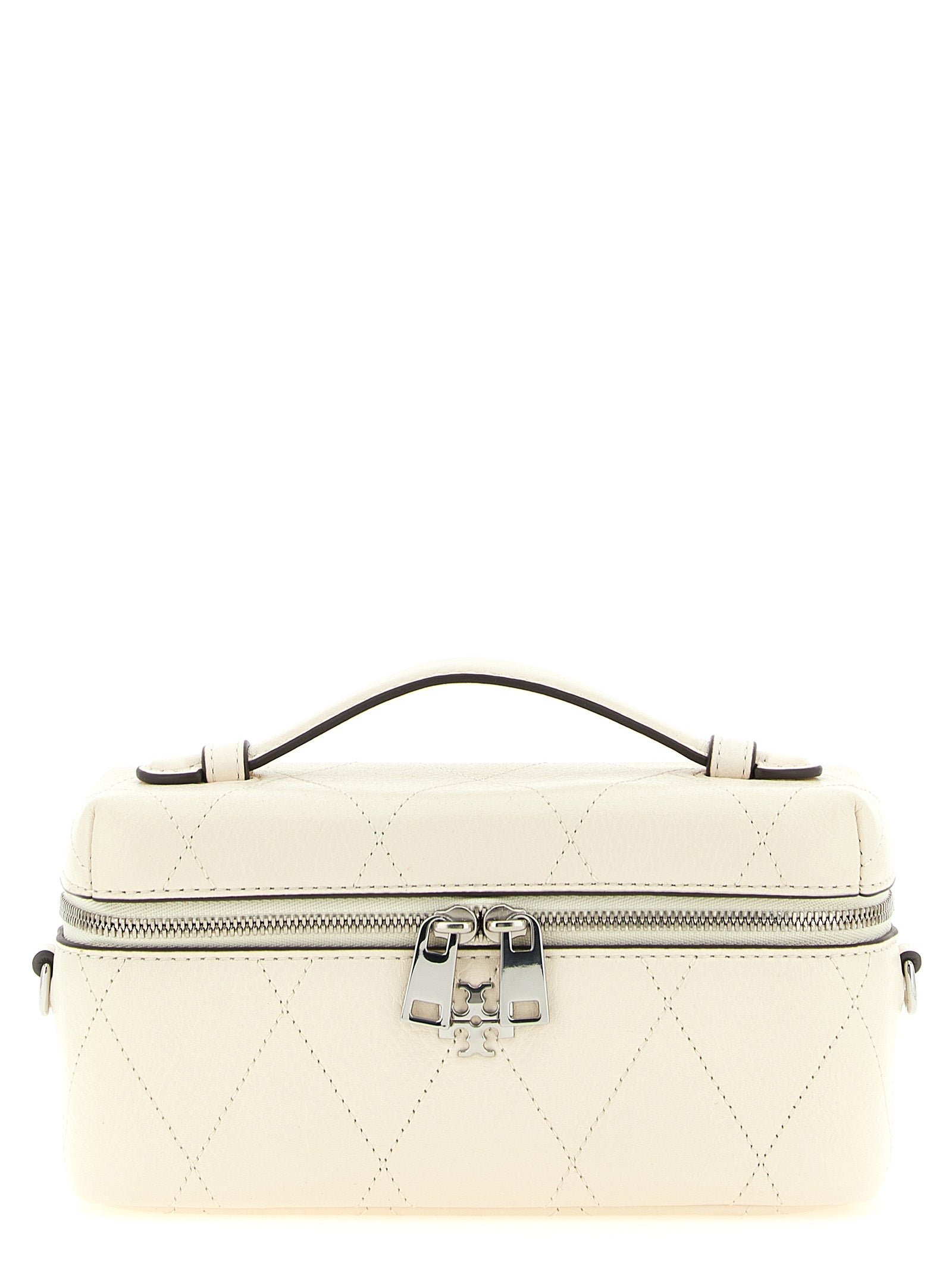 Tory Burch White Charlie Crossbody Bag