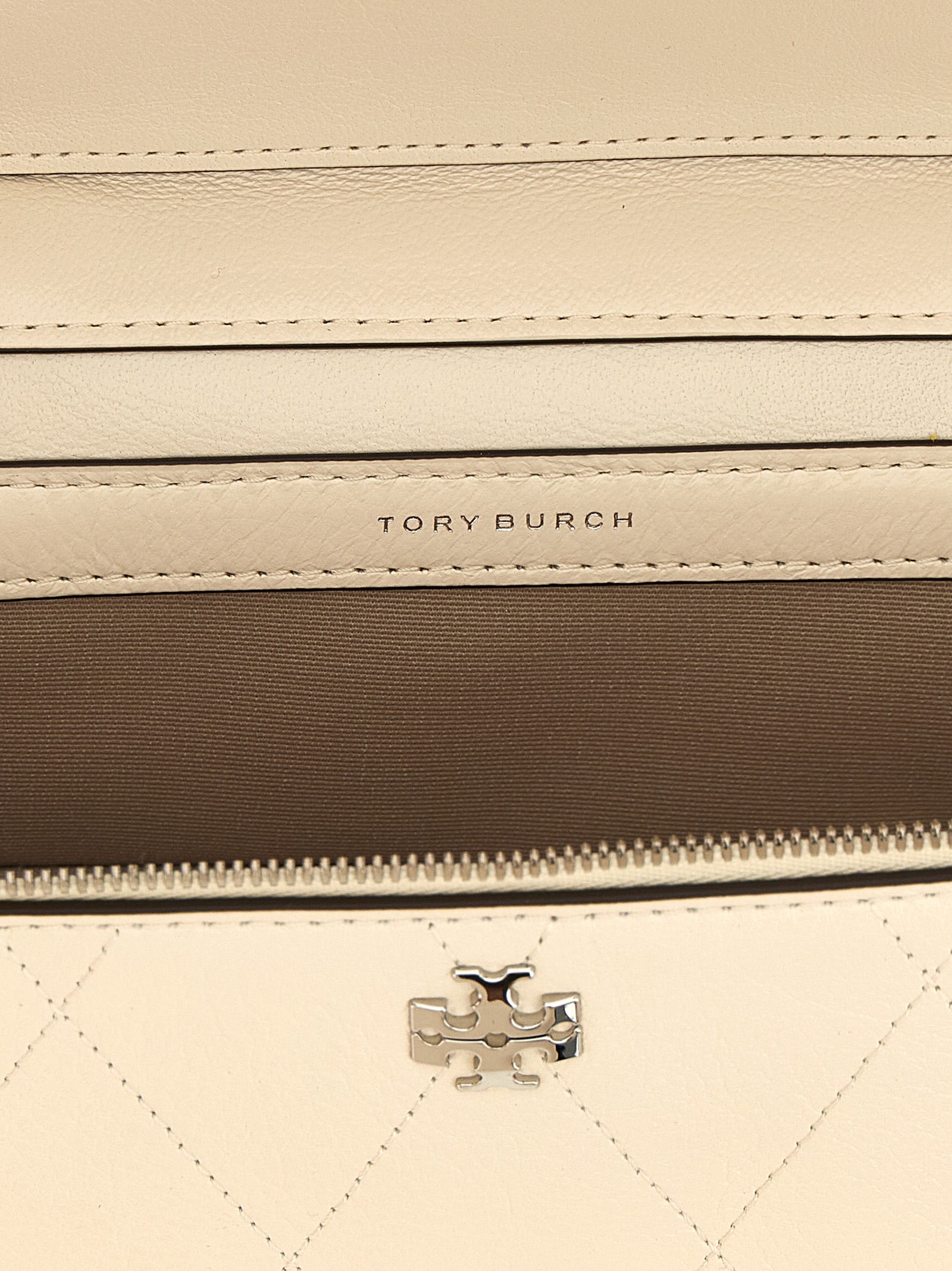 Tory Burch White Charlie Crossbody Bag