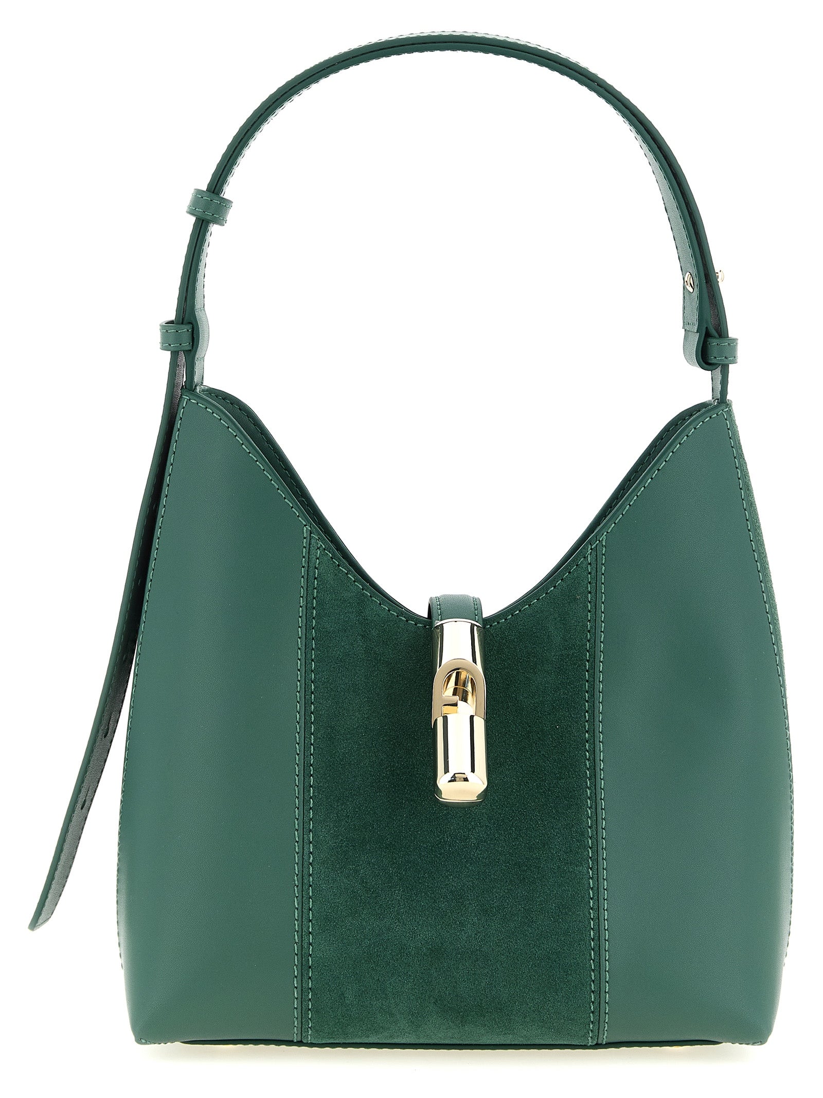 Furla Green  Goccia S Shoulder Bag