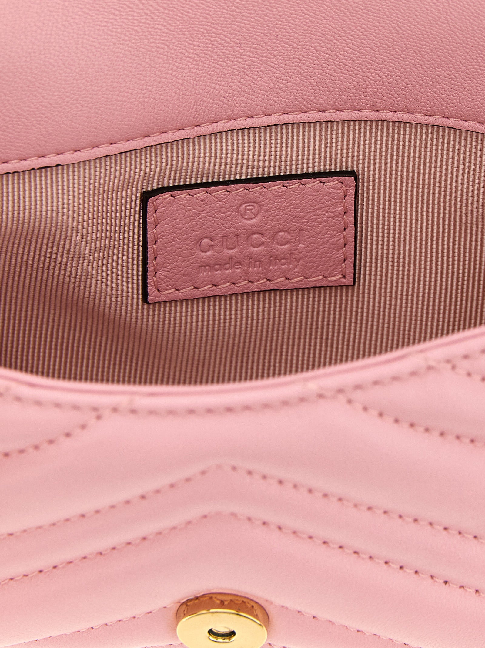 Gucci Pink GG Marmont Mini Shoulder Bag