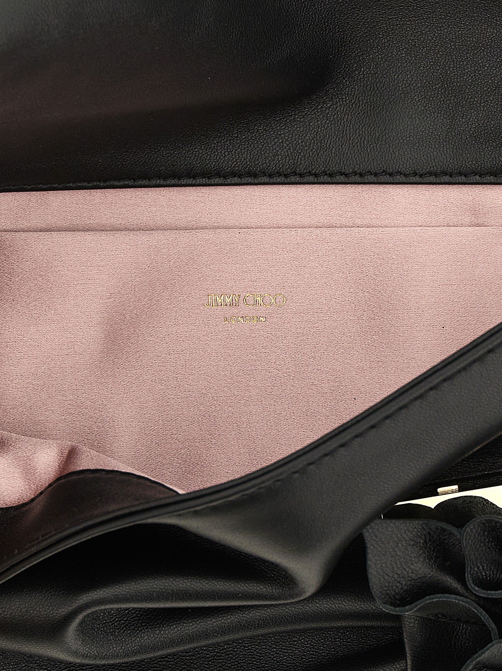 Jimmy Choo Black Zandra Clutch Bag