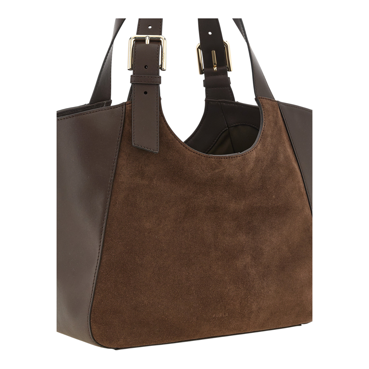 Furla Dora M Tote Bag Brown