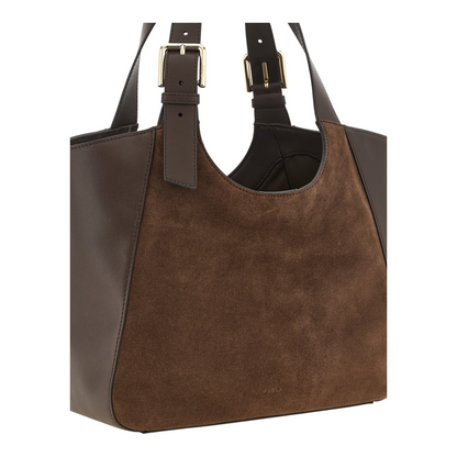 Furla Dora M Tote Bag Brown
