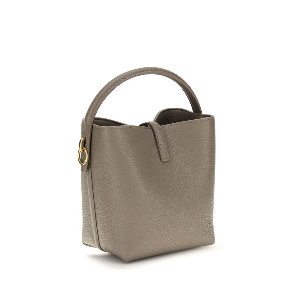 Saint Laurent Beige Le 37 Backet Bag