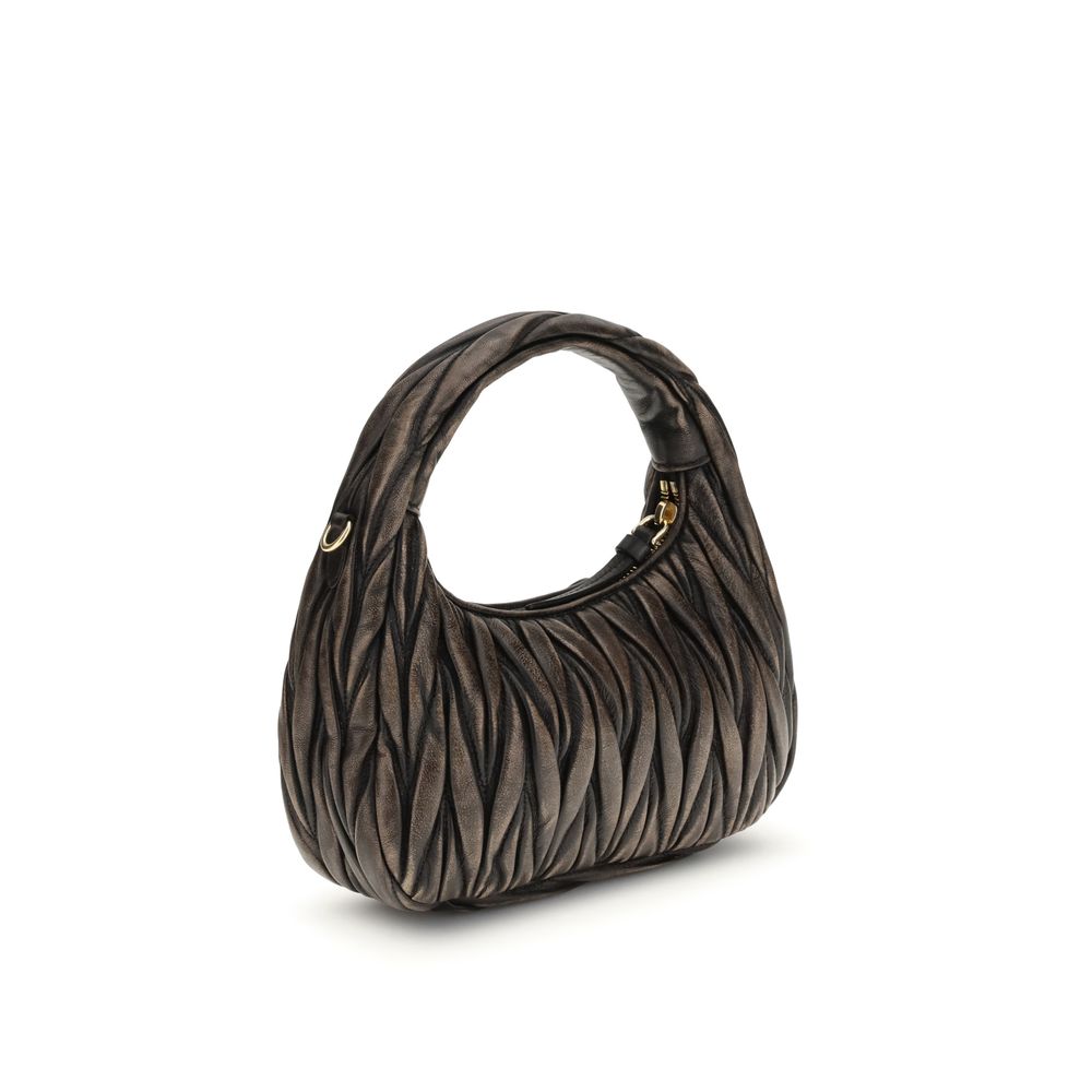 Miu Miu Brown Wander  Hobo Handbag