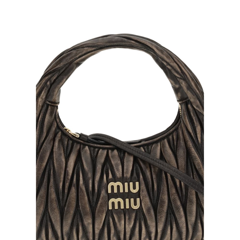 Miu Miu Brown Wander  Hobo Handbag