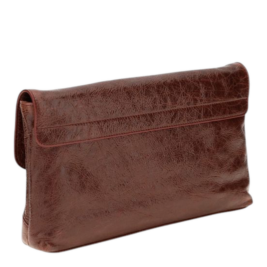Balenciaga Le City Clutch Bag Brown