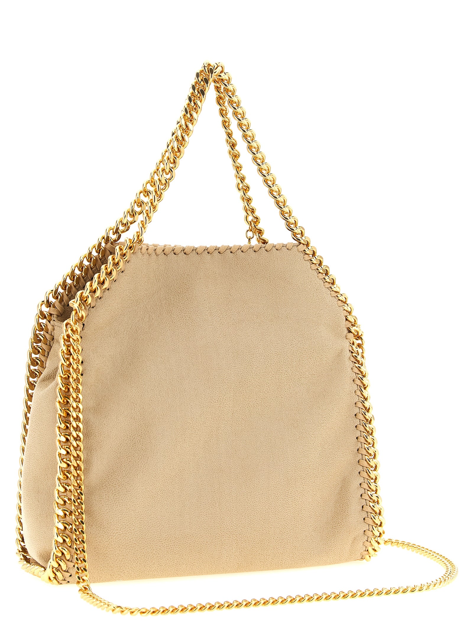 Stella McCartney Beige Falabella Mini Shoulder Bag
