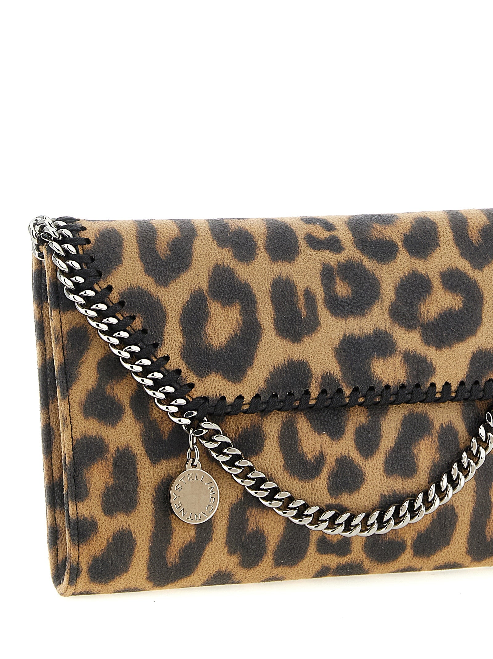 Stella McCartney Brown Falabella Clutch Bag