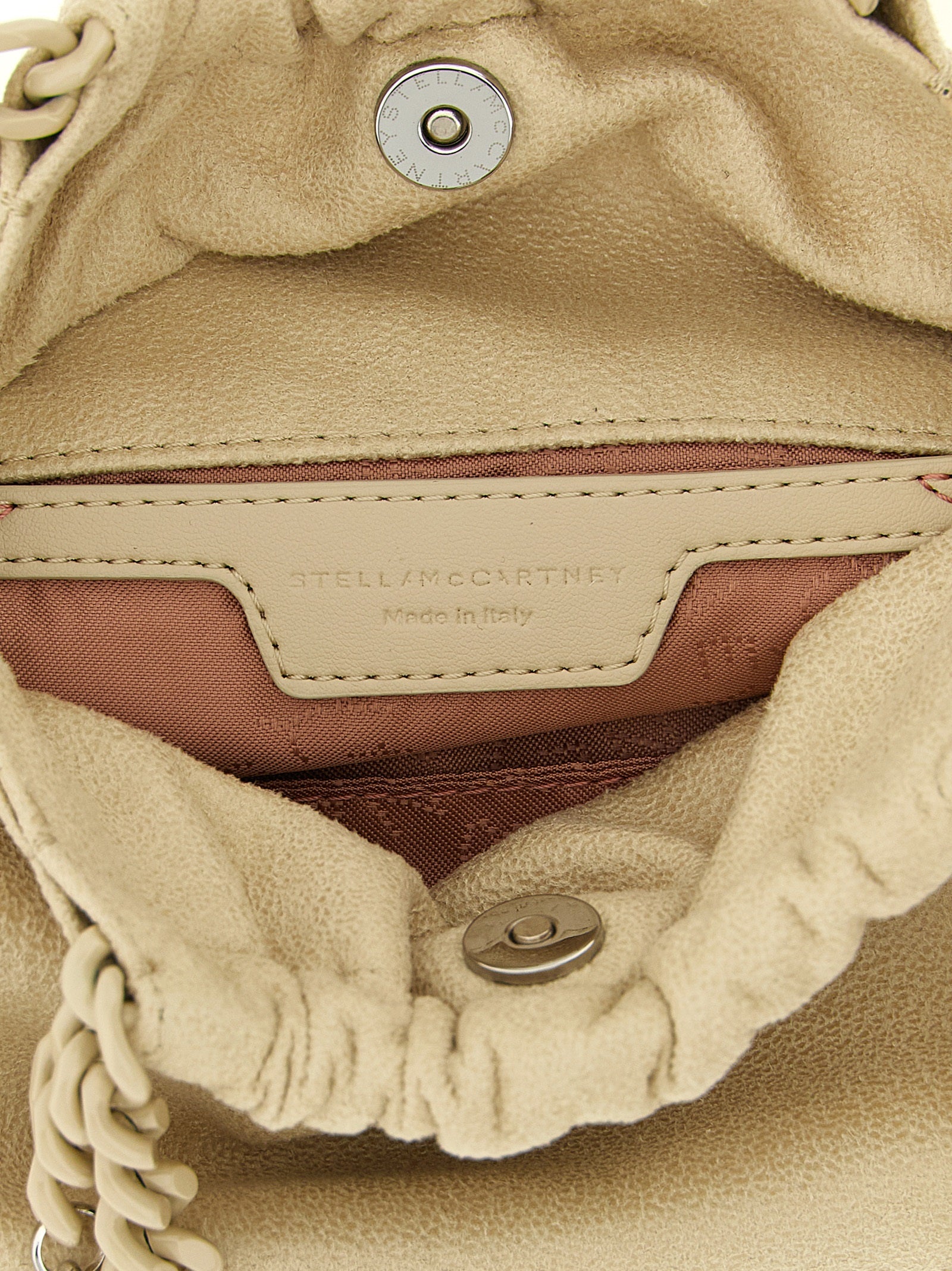 Stella McCartney Beige  Falabella Mini Drawstring Bag