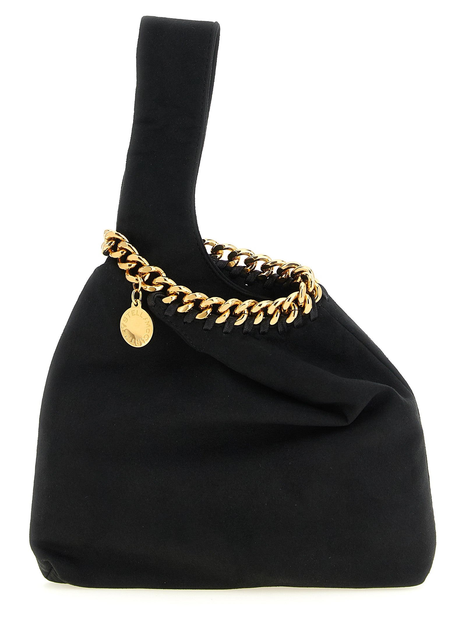 Stella McCartney Black Wristlet Falabella  Handbag