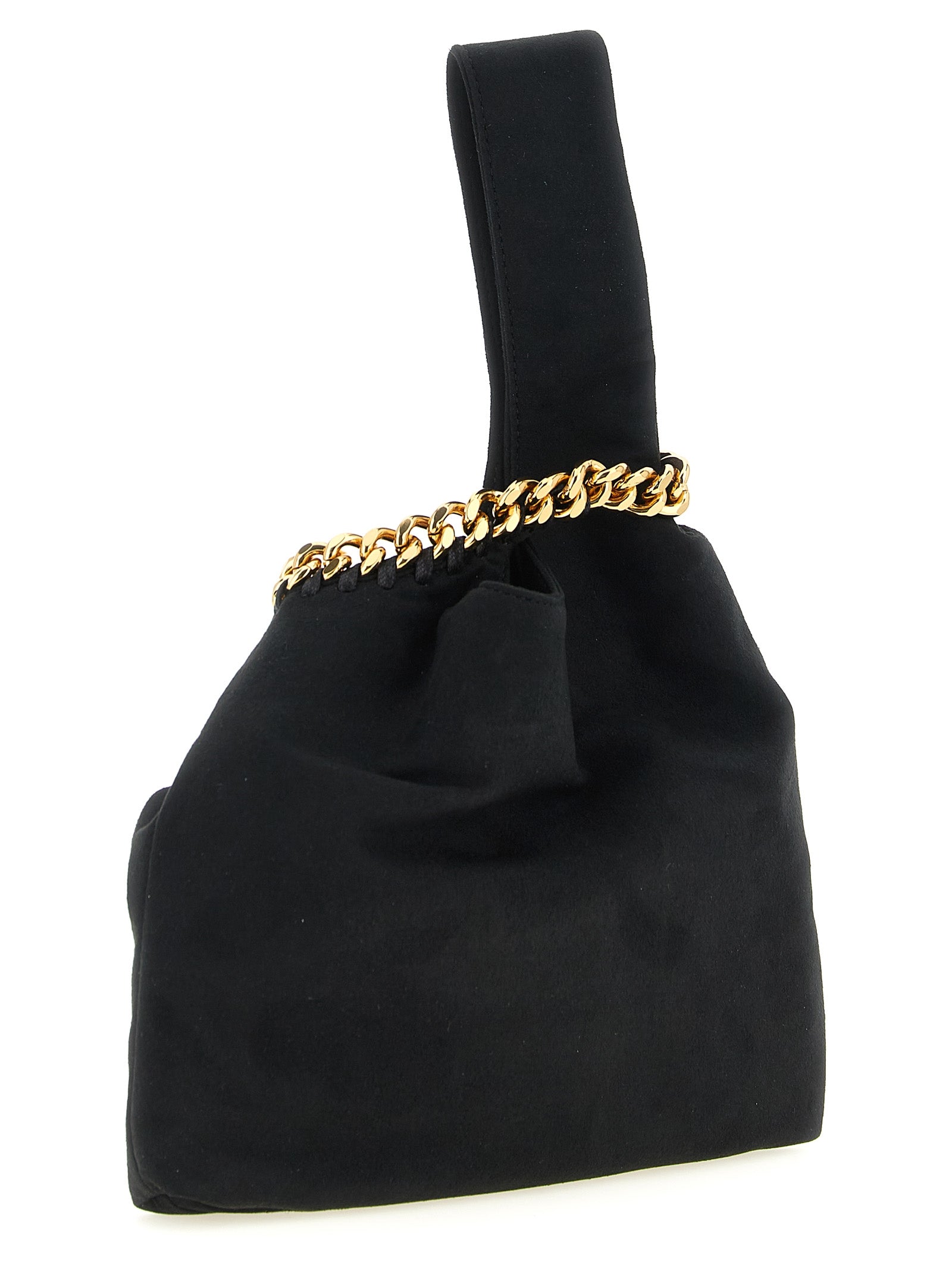 Stella McCartney Black Wristlet Falabella  Handbag
