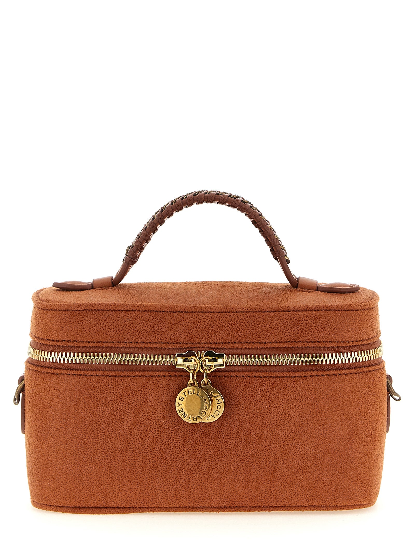 Stella McCartney Orange Falabella Vanity Case Bag