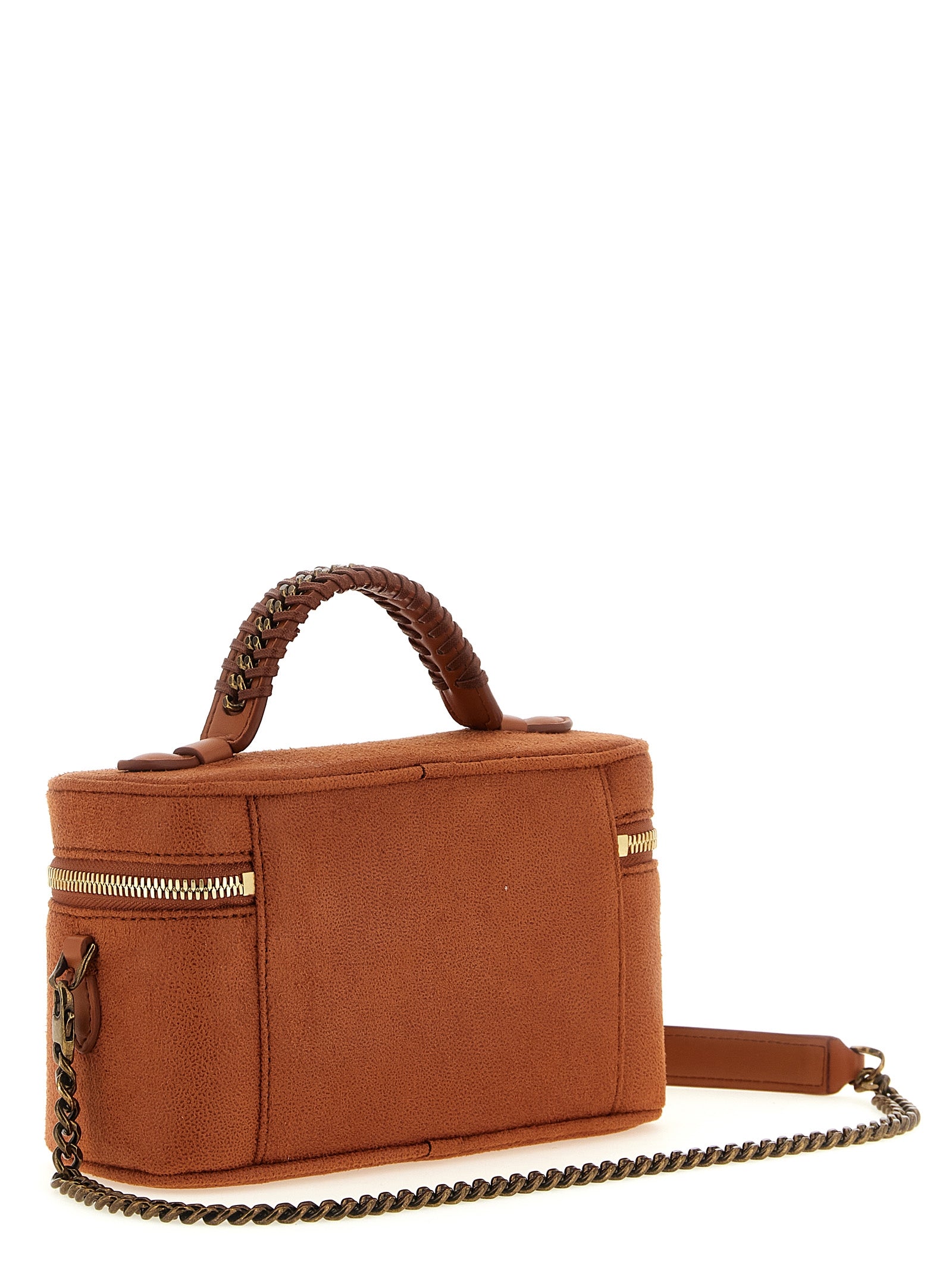 Stella McCartney Orange Falabella Vanity Case Bag