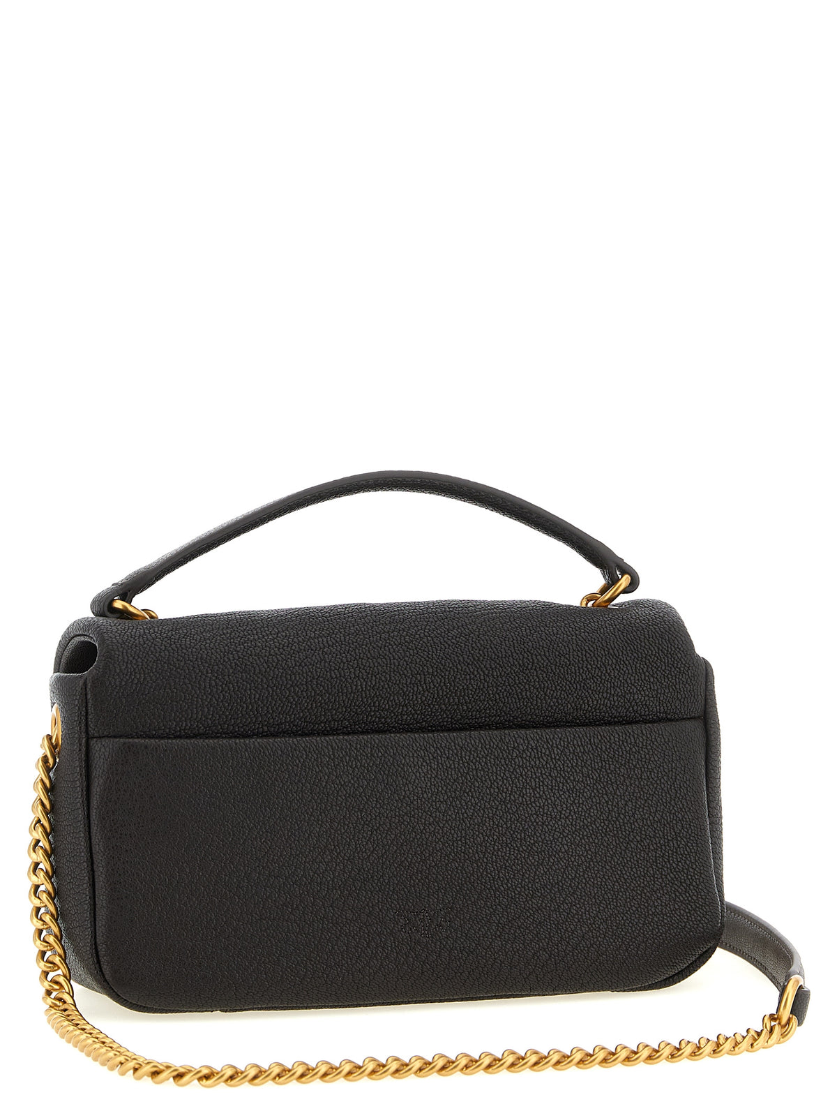 PINKO Brown Love Crossbody Bag