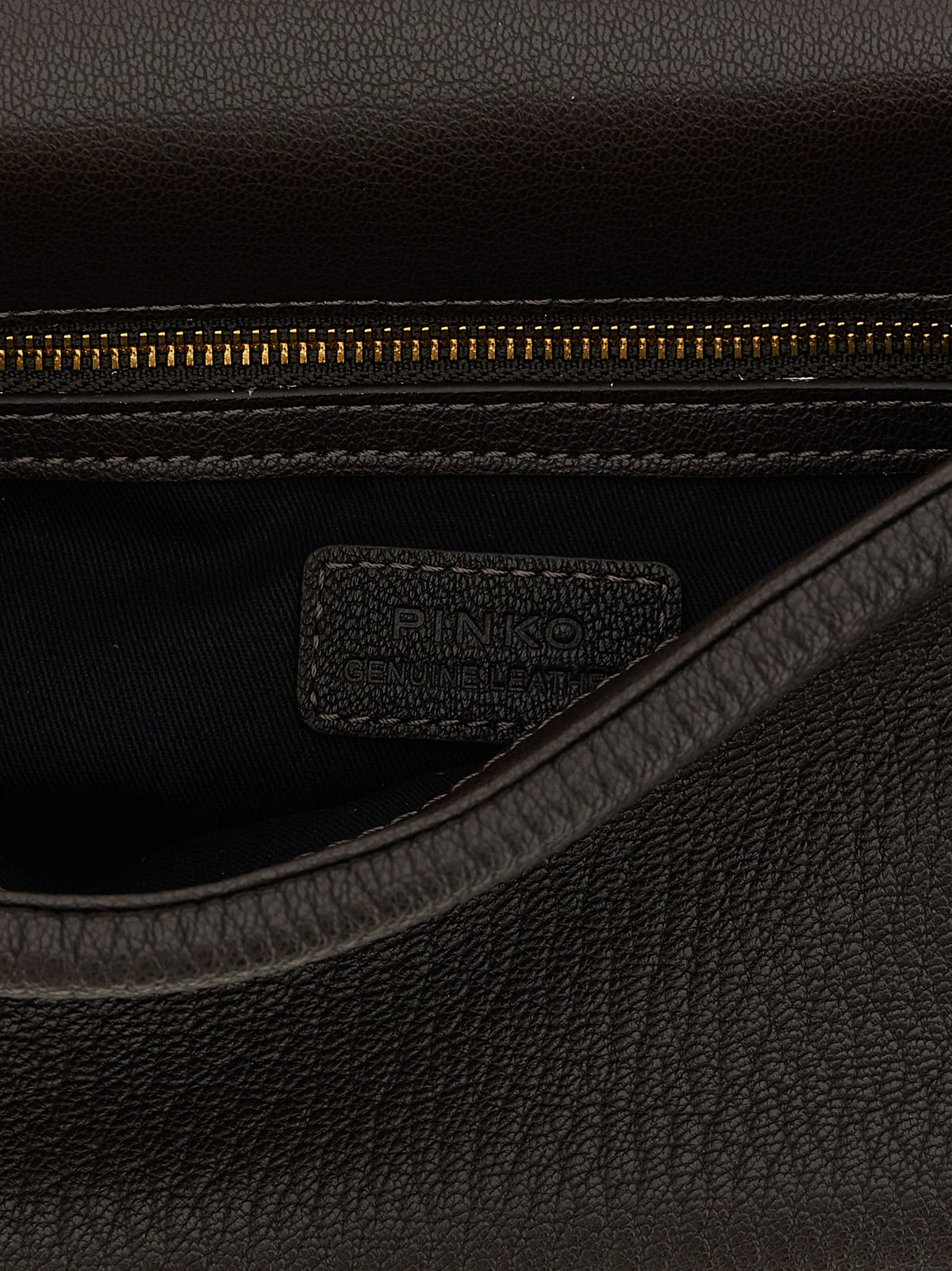 PINKO Brown Love Crossbody Bag