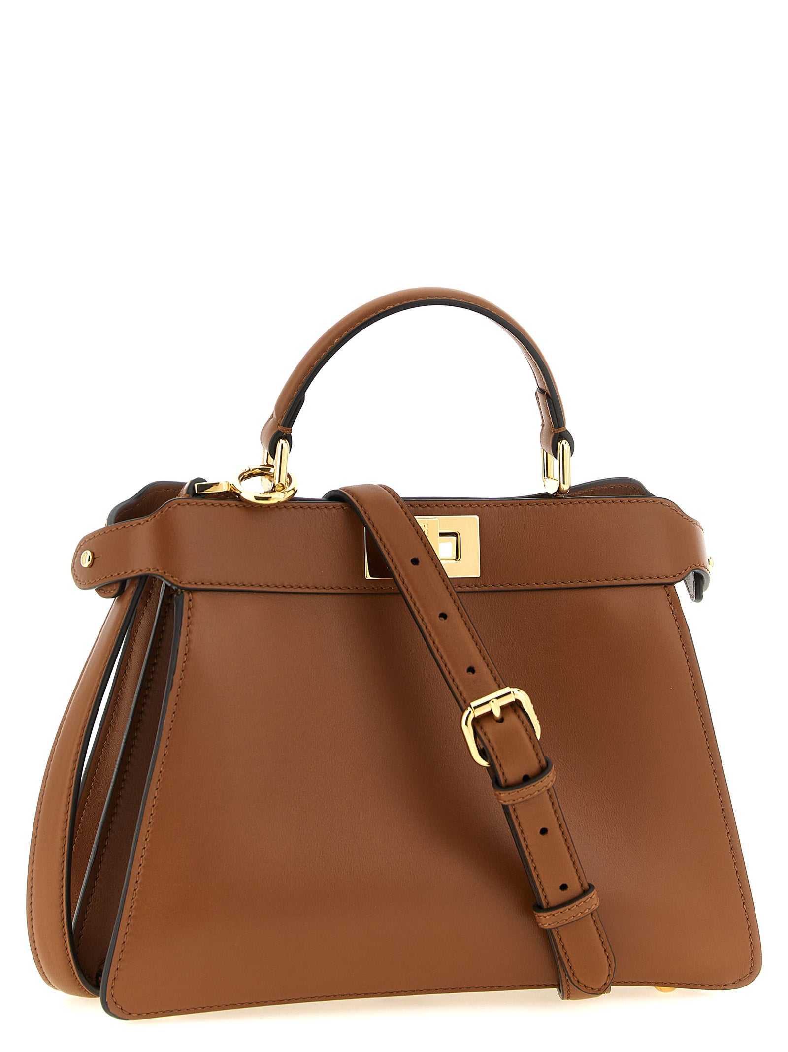Fendi Brown  Peekaboo ISeeU  Handbag