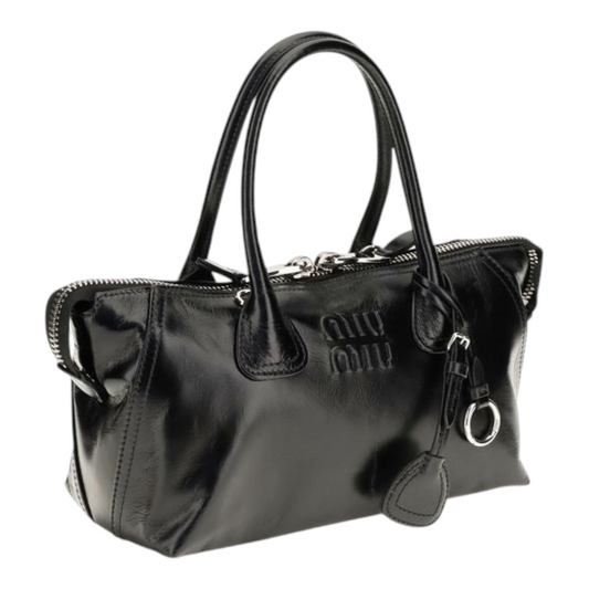 Miu Miu Glossy Leather Handbag