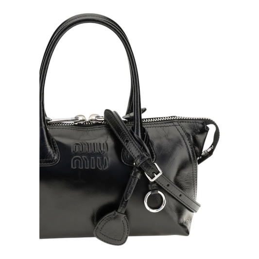 Miu Miu Glossy Leather Handbag
