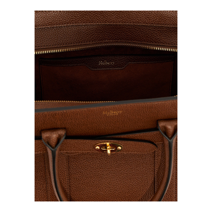 Mulberry Zipped Bayswater Bolso Tote Marrón