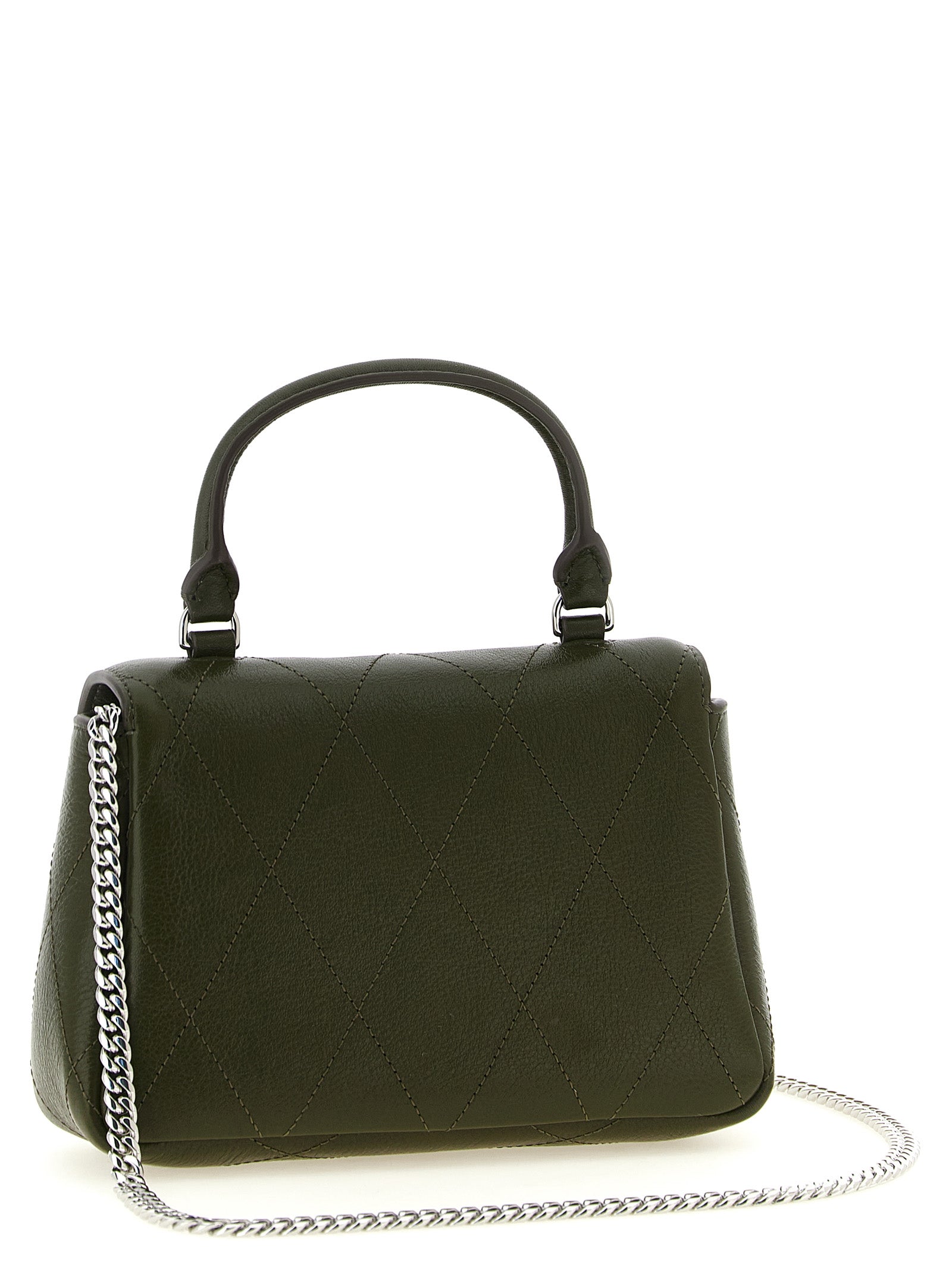 Tory Burch Green Charlie Mini Handbag