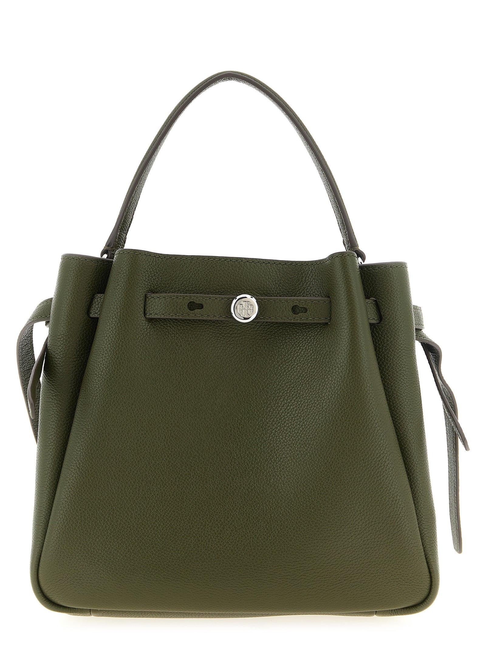Tory Burch Green Romy Bucket Bag