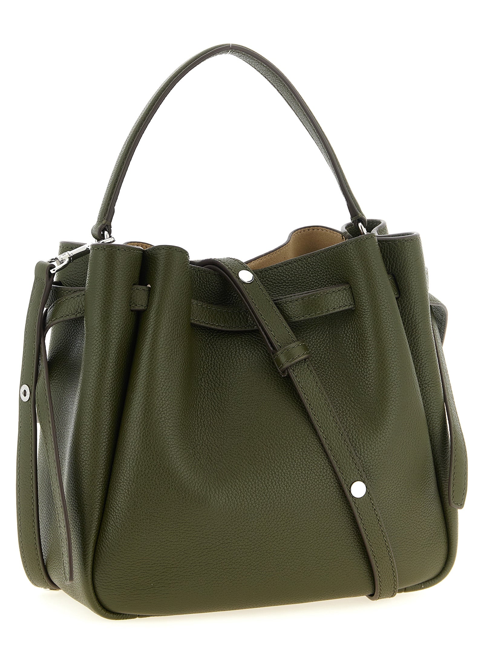 Tory Burch Green Romy Bucket Bag