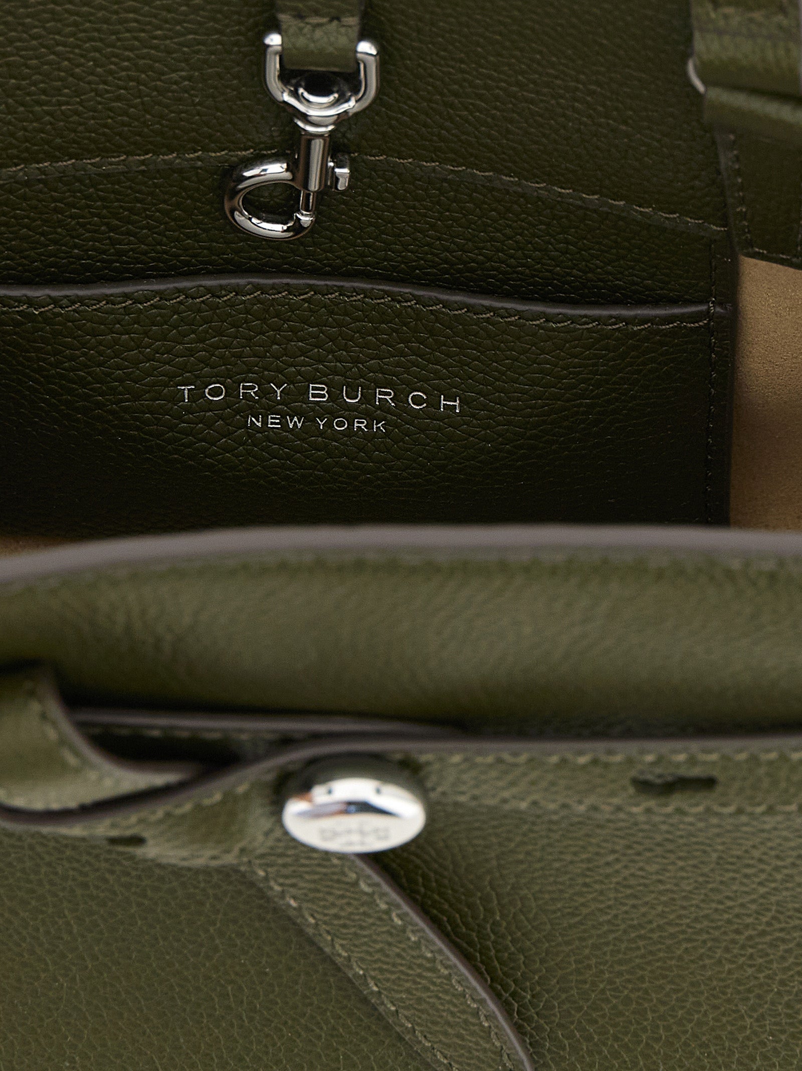 Tory Burch Brown  Romy Small Trunk  Crossbody Bag