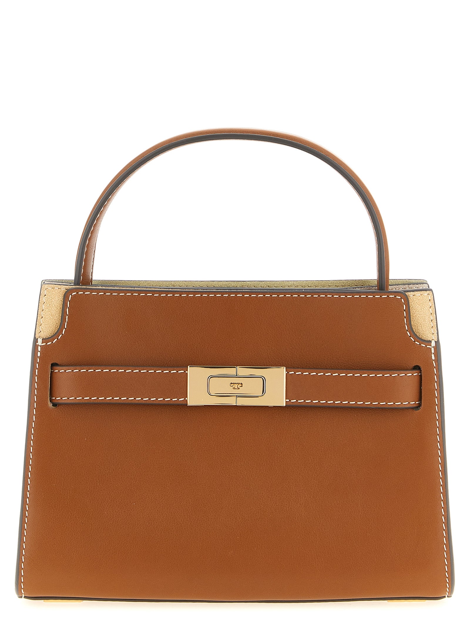 Tory Burch Brown  Lee Radziwill Petite Crossbody Bag