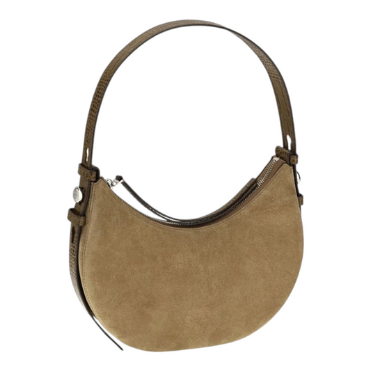 Tory Burch Romy Suede Bolso de Hombro Beige